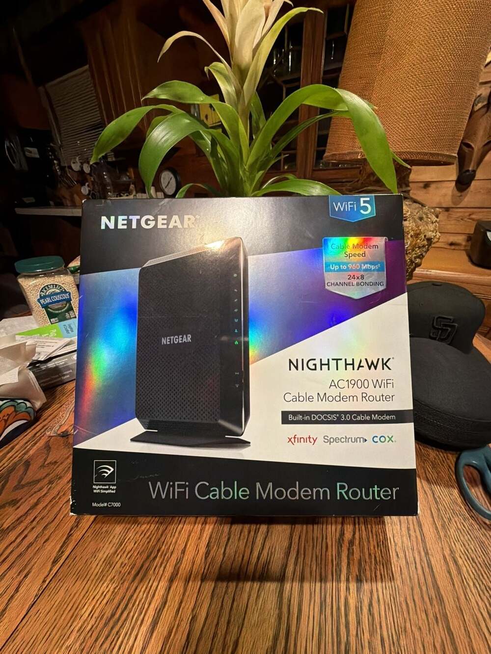 NEW UNOPENED NETGEAR Nighthawk AC1900 WiFi Cable Modem Router Model C7000